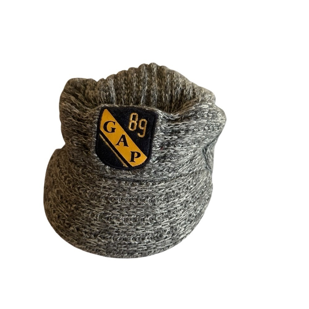 GAP Kids Brown Knit Newsboy with Logo